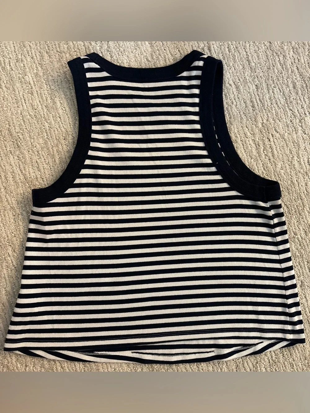 Striped Ribbed Tank - Picture 3 of 3